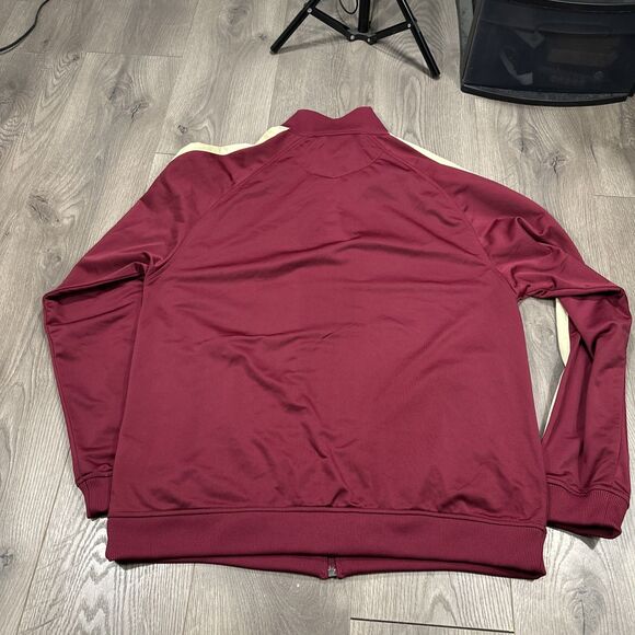 Nike Florida State FSU Seminoles Red Full Zip Jacket Mens Large Dri Fit Track - Picture 7 of 7